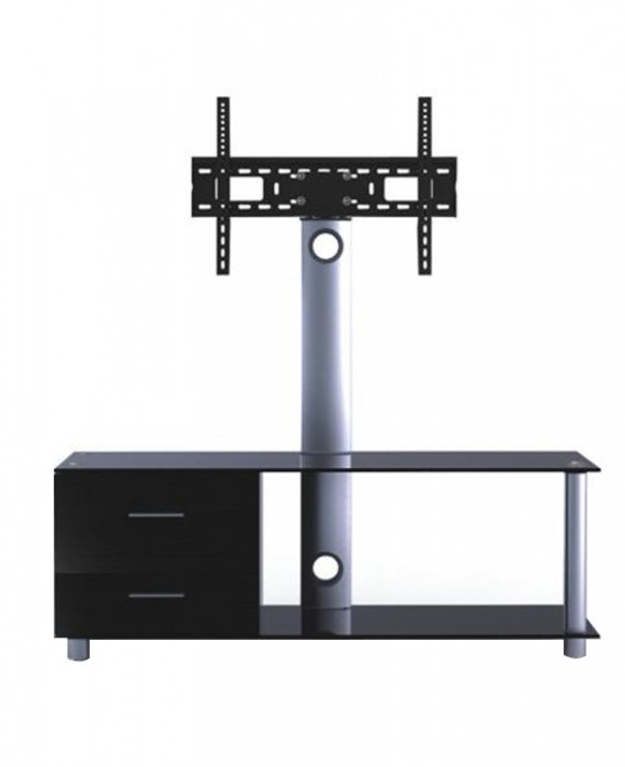 Audio Visual Cabinet with Integrated LED/LCD Bracket (2 Shelves, 2 Drawers)