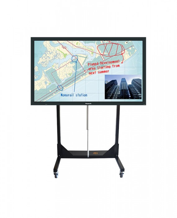 Trolley Dollies Motorised Height Adjustable Mobile AV Trolley