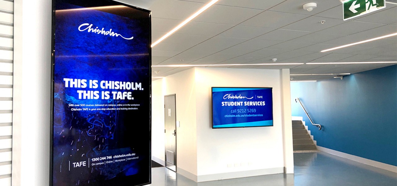 Chisholm Institute – Digital Signage Panels