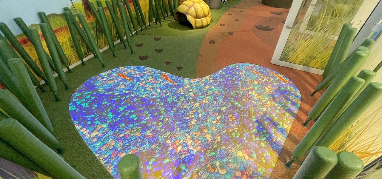 Monash Children’s Hospital – LUMOplay Interactive Fish Pond Floor Projection