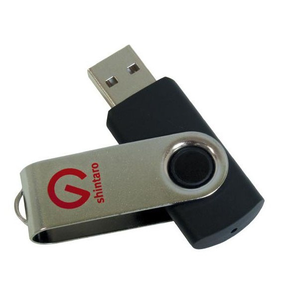 Shintaro Rotating Pocket Disk USB Drive 4GB, 8GB, 16GB, 32GB