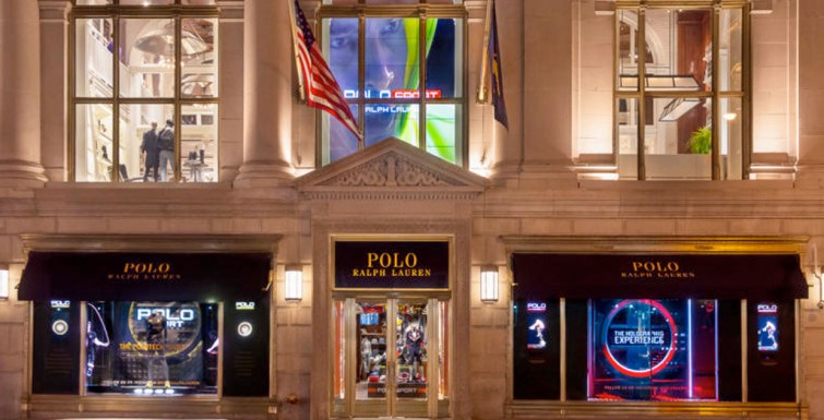 Ralph Lauren Creates Holographic and Interactive Touch Screen Windows