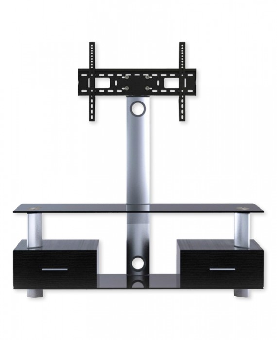 Audio Visual Cabinet with Integrated LED/LCD Bracket (2 Shelves, 2 Drawers)