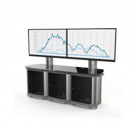TeamMate Conference Triple: Large Screen Support Cabinet