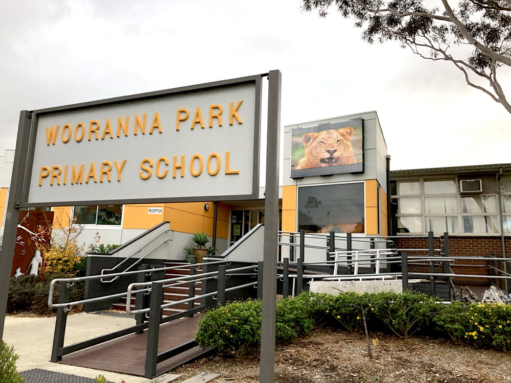 Wooranna Park Primary School Outdoor LED Video Wall Display