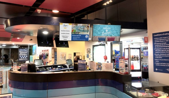 Maribyrnong Aquatic Centre – Digital Signage