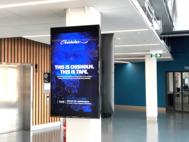 Chisholm Institute Digital Signage Audio Visual Melbourne