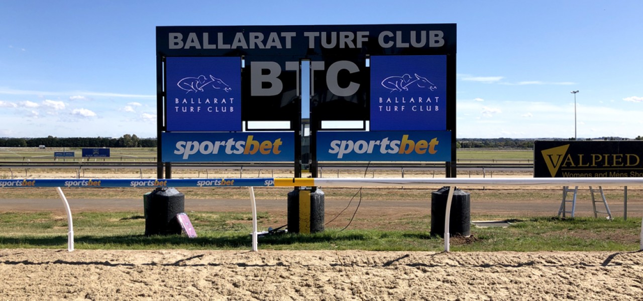 Racing Victoria, Ballarat Turf Club – LED Signage Installation