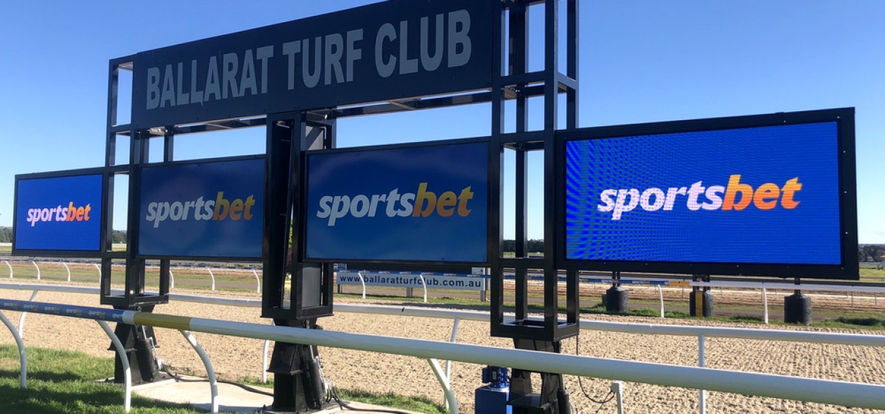 Racing Victoria, Ballarat Turf Club LED Signage Installation Vision One