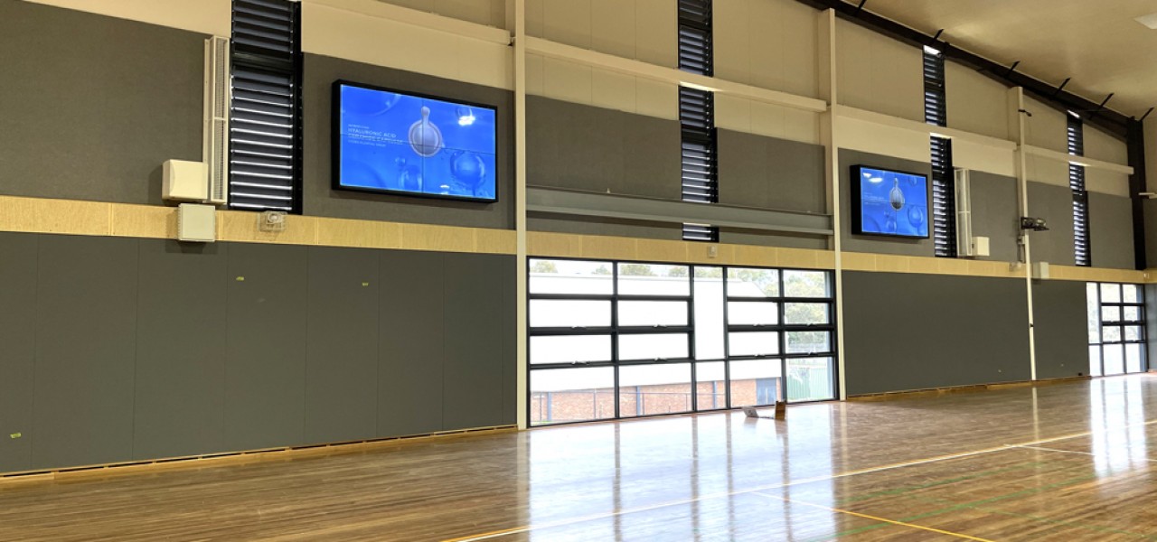 Heathmont College Gymnasium AV Upgrade Vision One