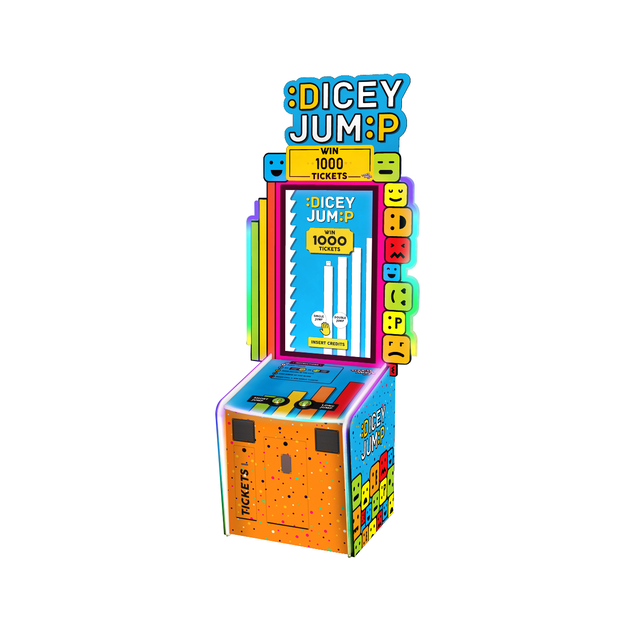 Dicey Jump Highly Exhilarating Arcade Game - Vision One