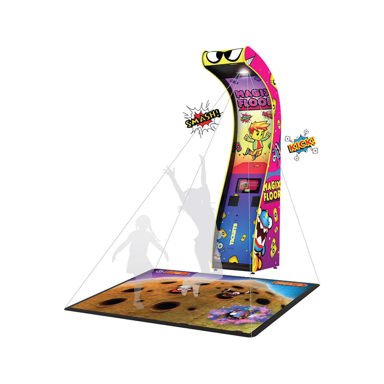 Magix Floor Handsfree, Interactive Game with Multiple Titles Vision One