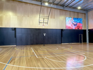 Cowes Primary School – LED Video Wall in School Hall