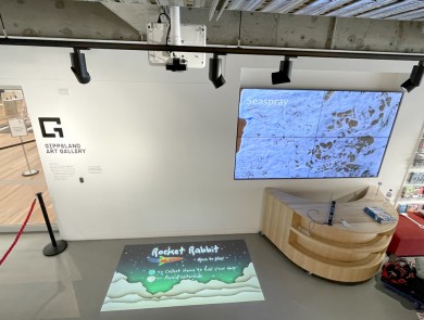 Gippsland Art Gallery – Lumo Play Interactive Floor