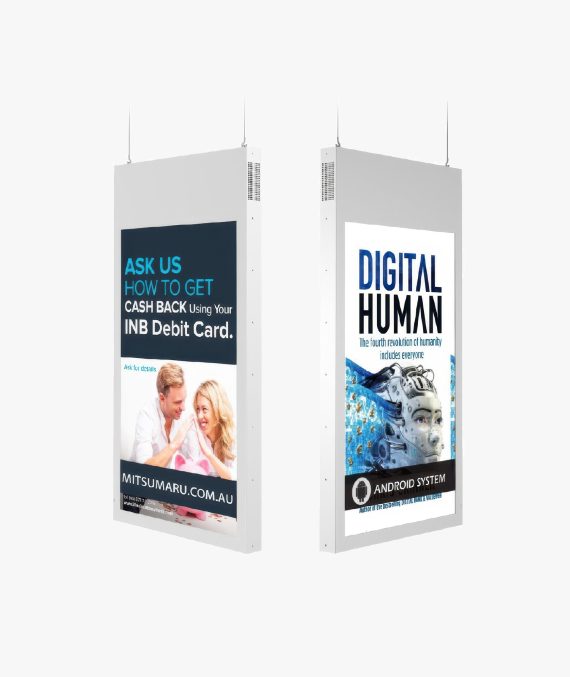 Mitsumaru Dual Sided Digital Signage Display Melbourne, Australia