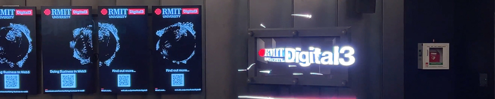 HYPERVSN RMIT Portable D3 Holographic Digital Signage Melbourne Australia Hologram HYPERVSN RMIT Portable D3 Holographic Digital Signage Melbourne Australia Hologram