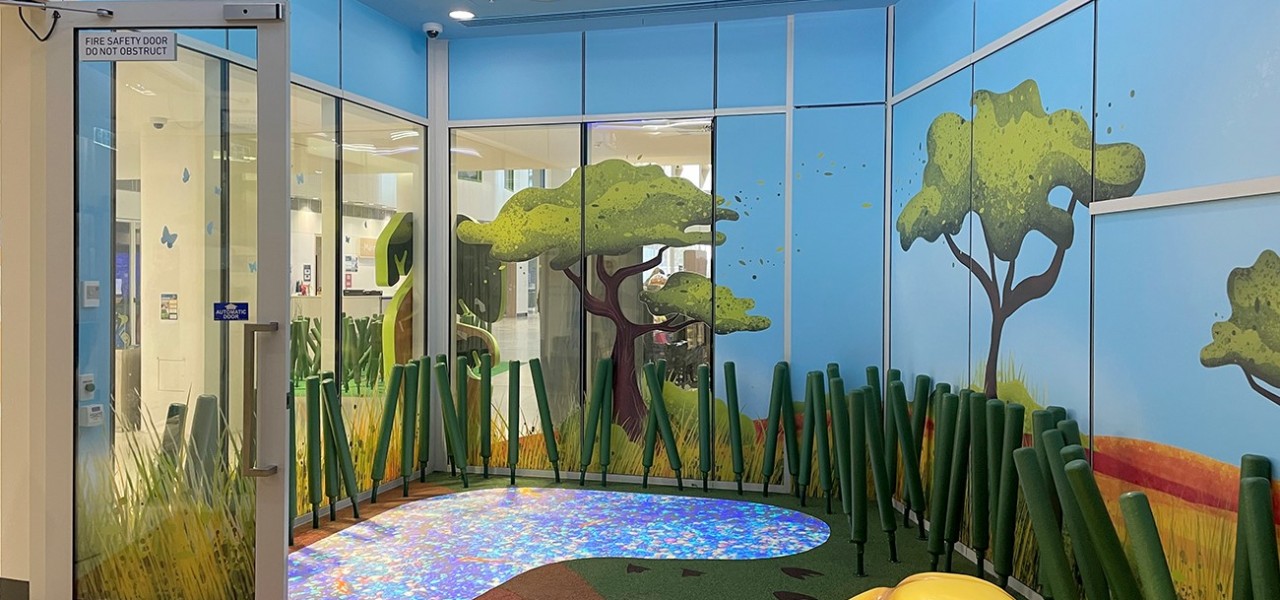 Monash Children’s Hospital – LUMOplay Interactive Fish Pond Floor Projection