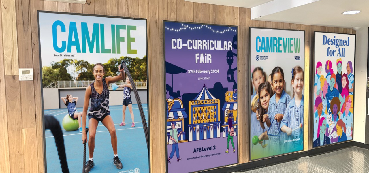 Camberwell Girls’ Grammar School – Cafeteria Digital Signage