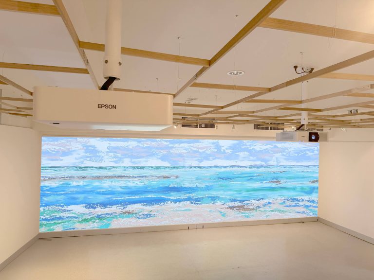 Case Study: Trinity Grammar School Art Gallery - Edge Blending Projection in Melbourne, Australia