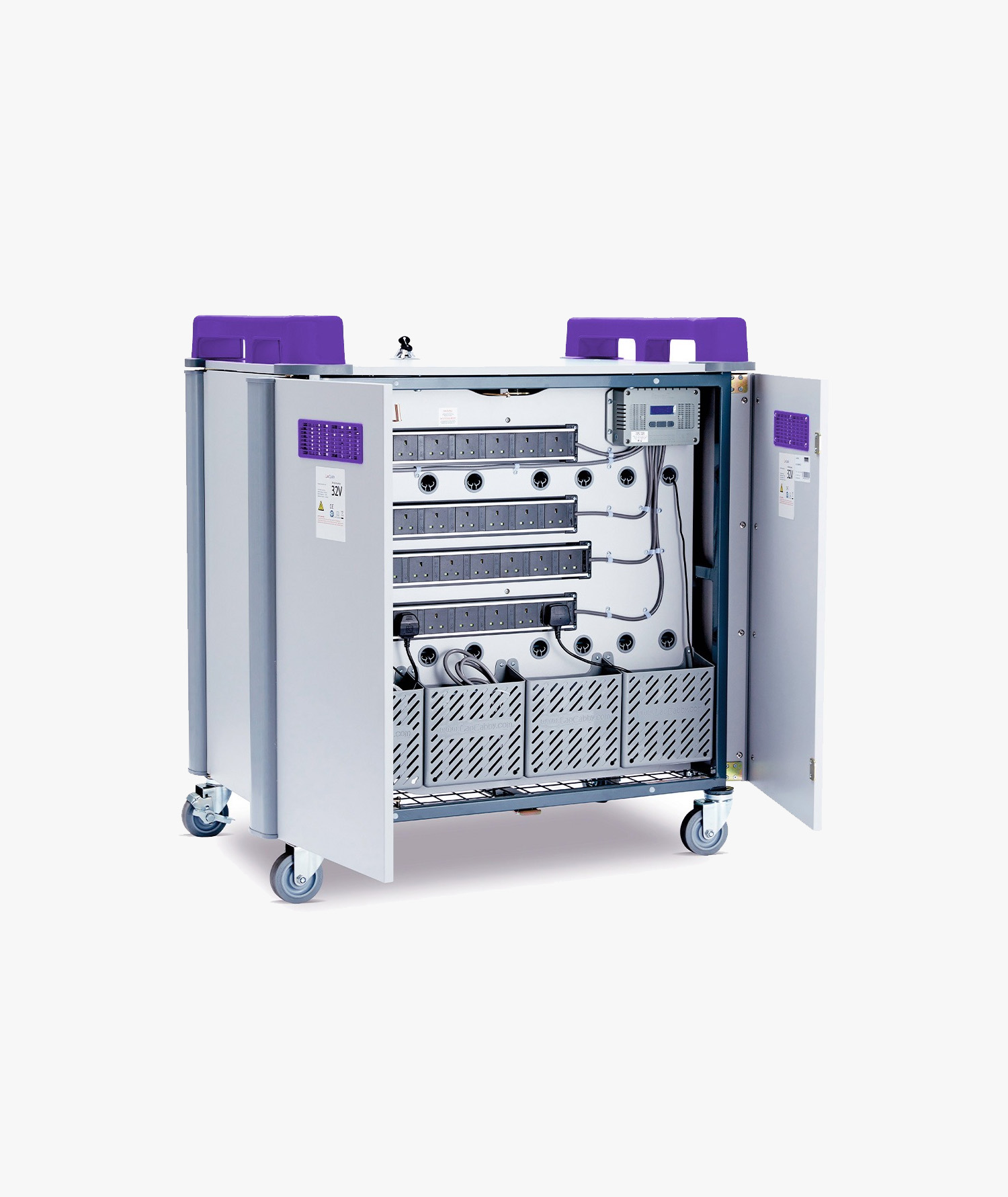LapCabby 32-Device Vertical Mobile Charging Trolley for Laptops Melbourne, Australia