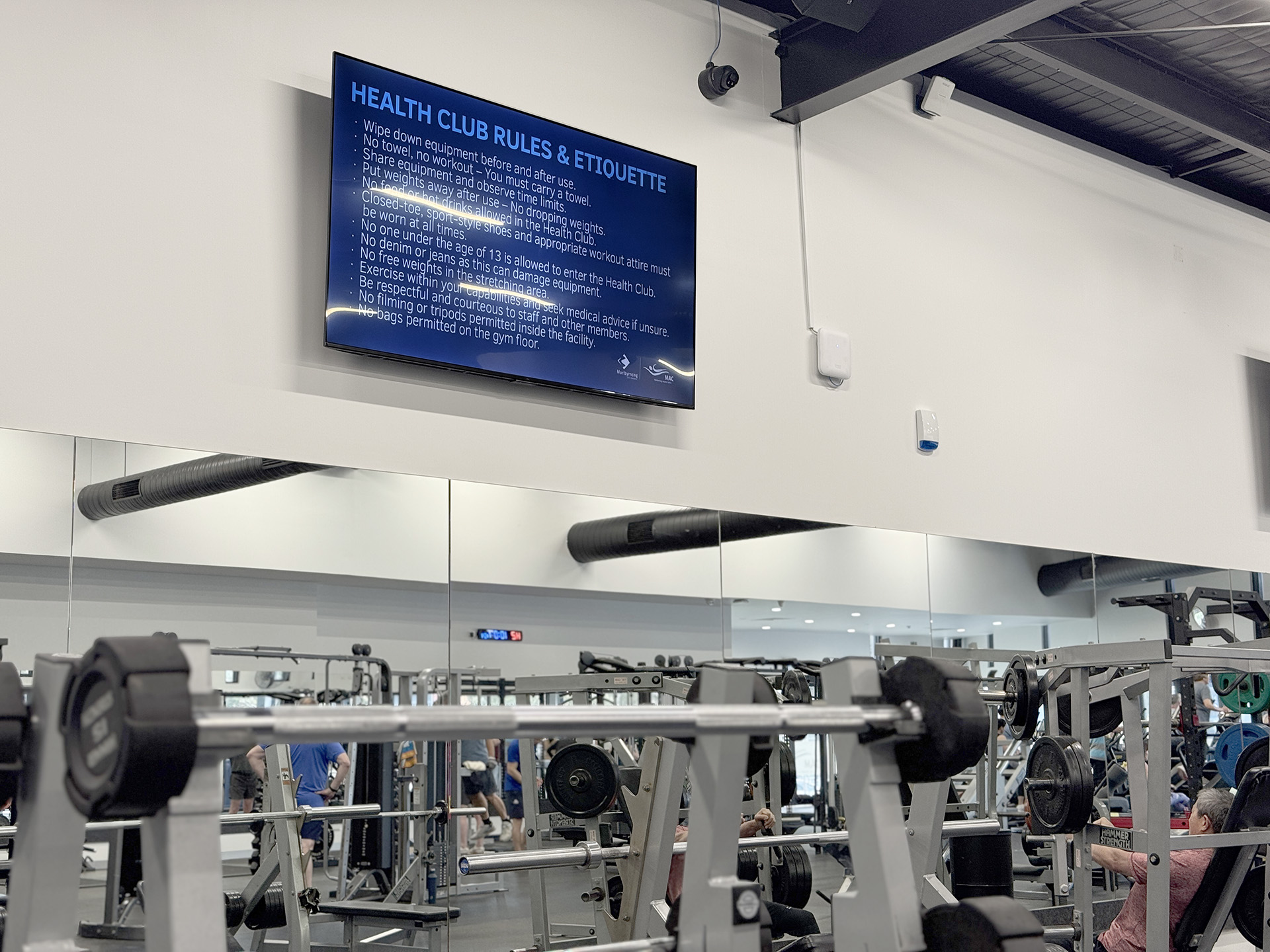 Case Study: Maribyrnong Aquatic Centre - Gym Digital Signage Melbourne, Australia