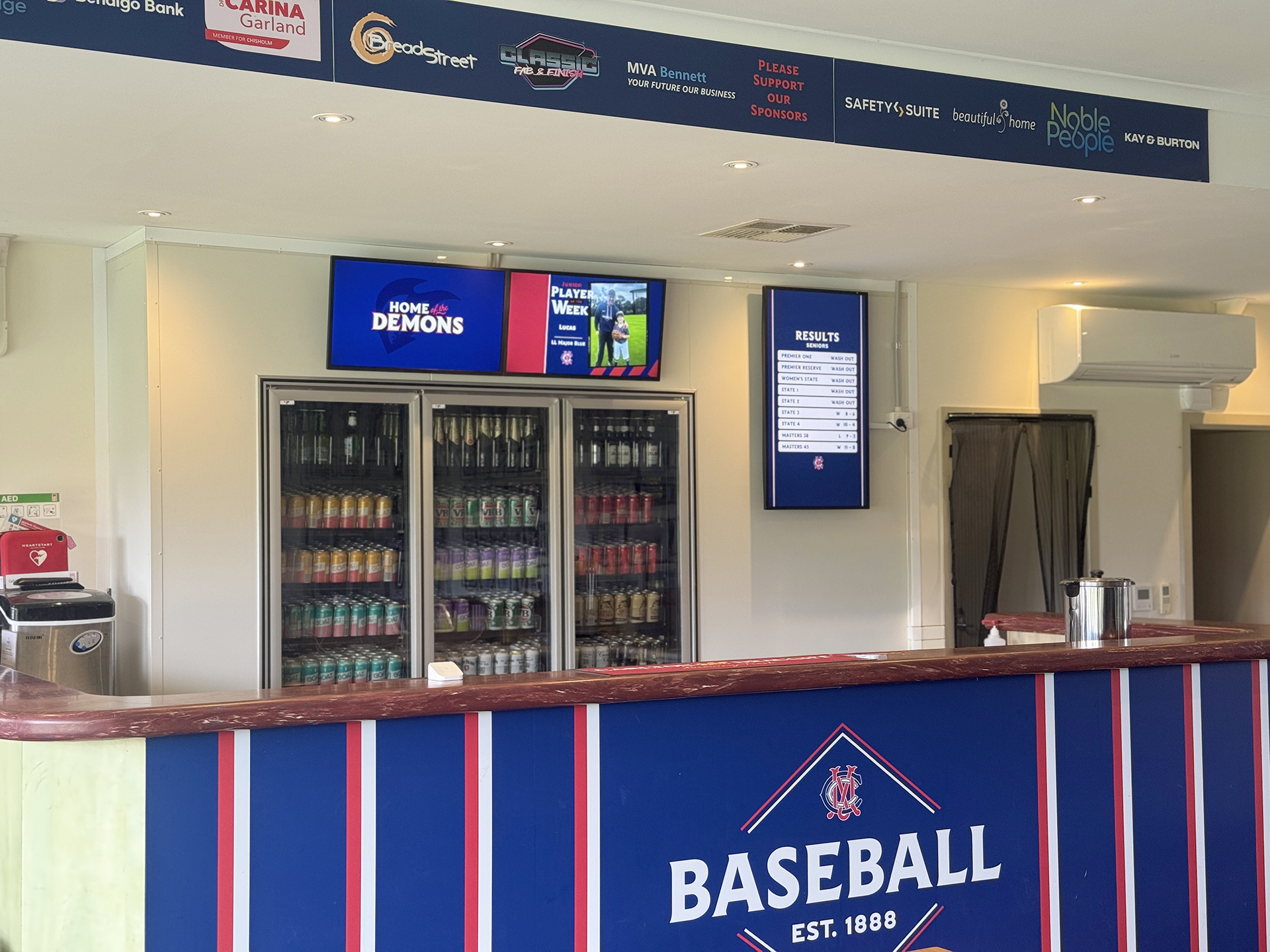 Case Study: Melbourne Baseball Club - Fusion Signage Digital Displays Melbourne, Australia