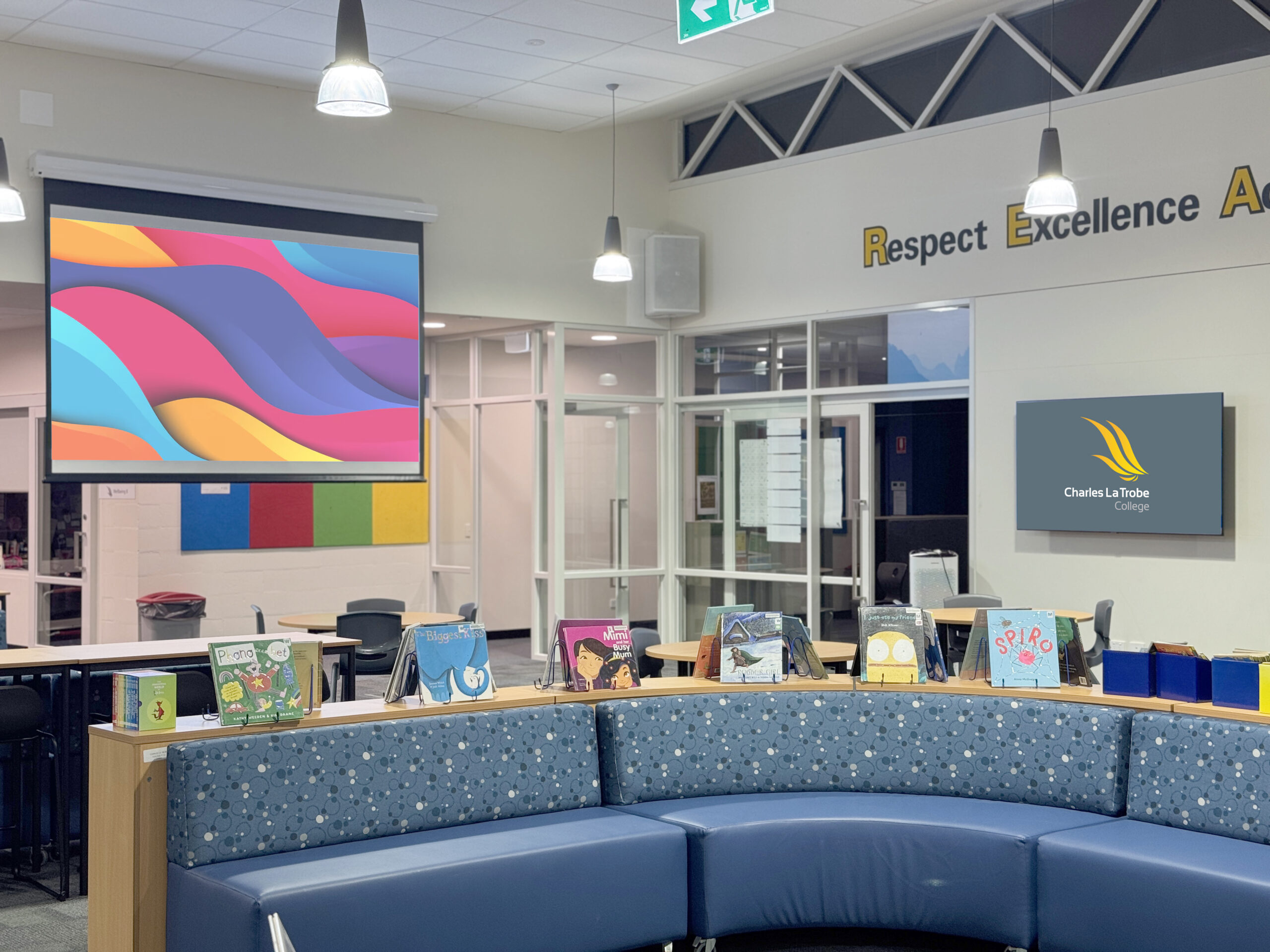 Case Study: Charles La Trobe College - Library Epson Projection Melbourne, Australia